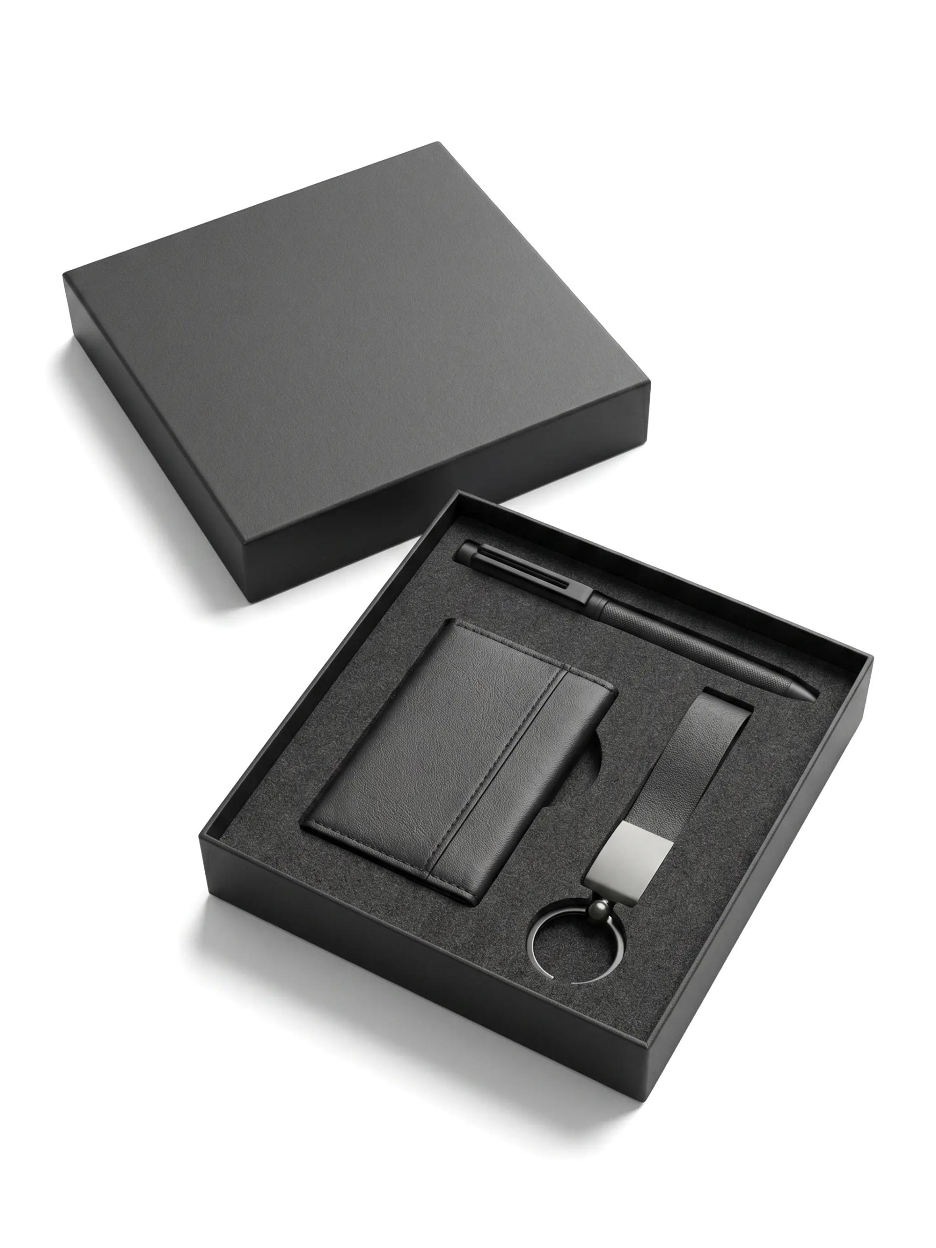 Pemisa - Gift Set (Card Holder Key Chain and Pen)