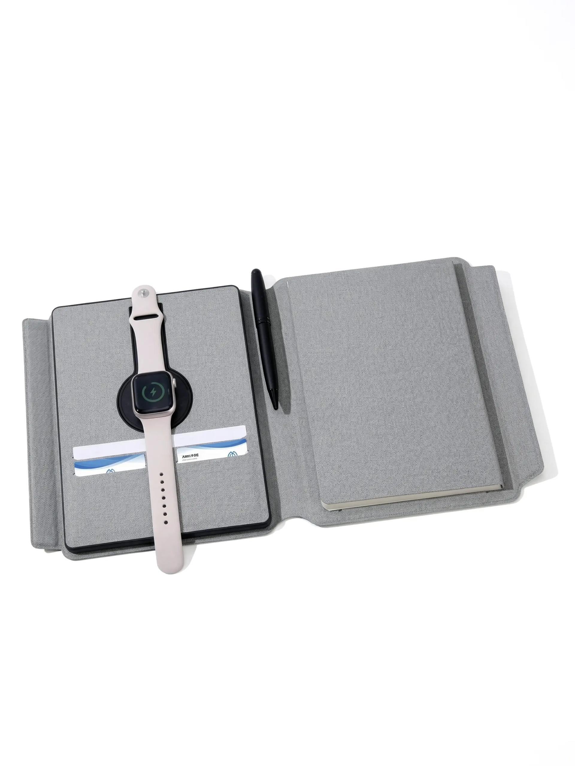 Fosisa - Executive Hi-Tech Portfolio 10000mAh MagSafe 3-in-1 Notebook