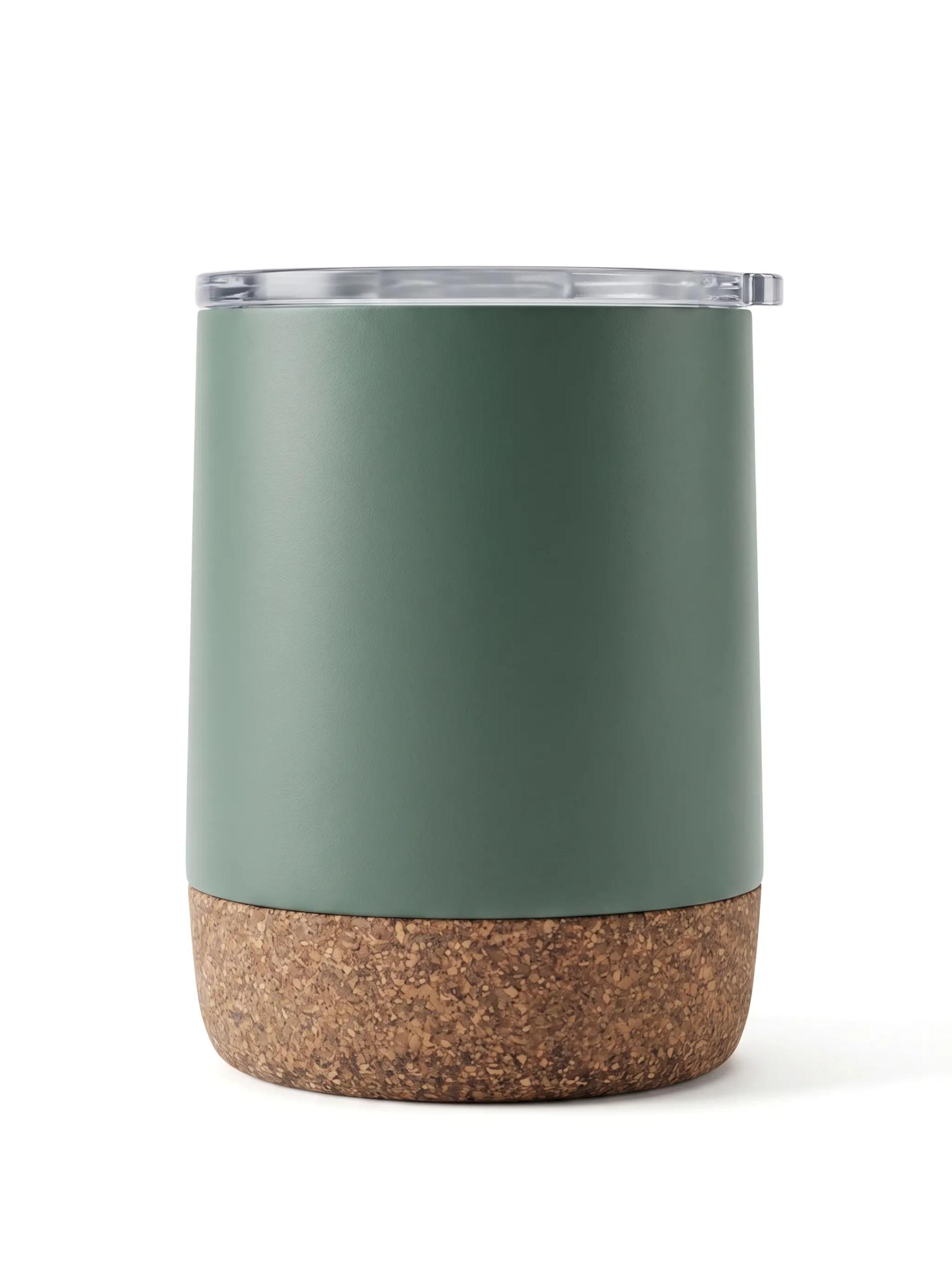 Vapoce - Vacuum Mug With Cork Base - Green