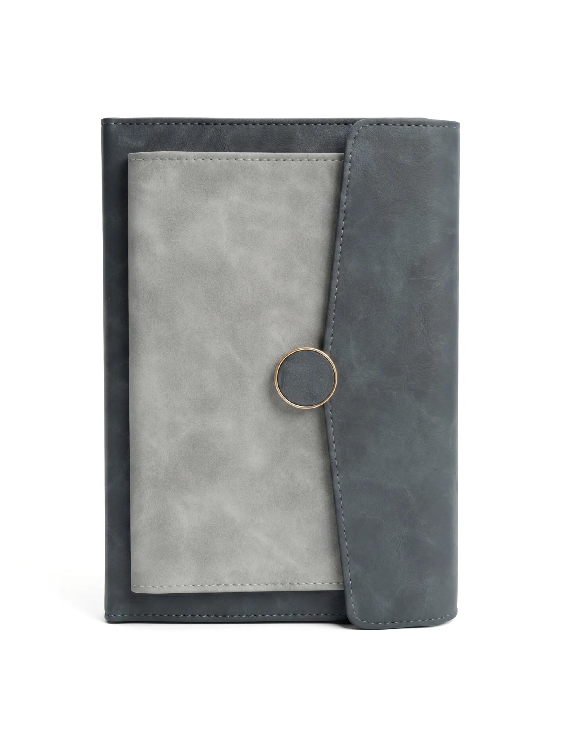 Megube - Executive PU Notebook Portfolio with Pockets