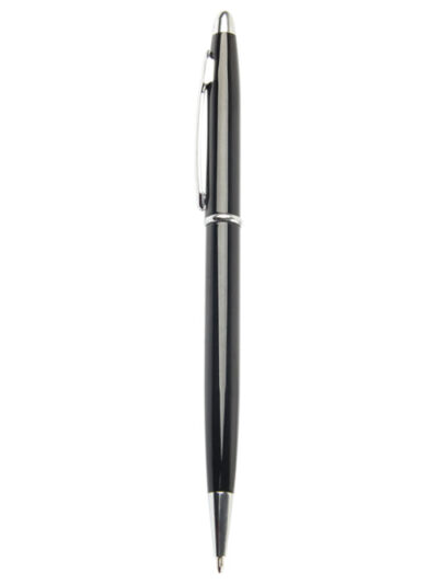 Metal Slim Twist Ballpoint Pen – Executive School & Office Grip Pen - Image 1