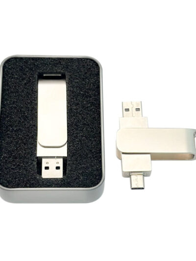 Metal USB Flash Drive (3-in-1) - Image 2