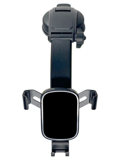 2-in-1 Universal Car Phone Holder – Suction Mount with 360° Rotation