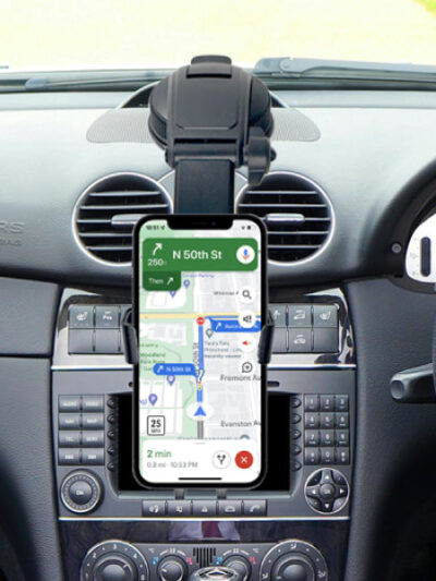 2-in-1 Universal Car Phone Holder – Suction Mount with 360° Rotation - Image 2