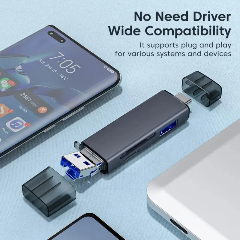 6-in-1 Multifunctional Adapter - Image 1