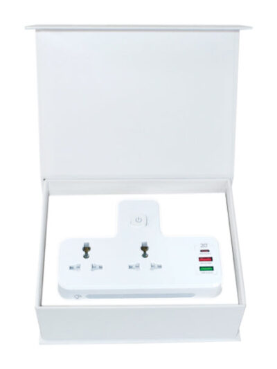 6-in-1 Plug Extension with USB, PD & QC Fast Charging – 2500W Max - Image 1