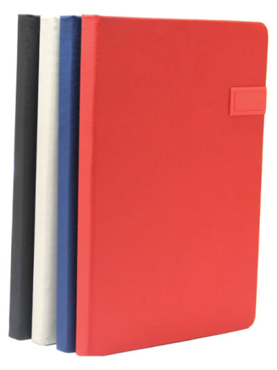A5 Notebook – PU Leather with Elastic Strap