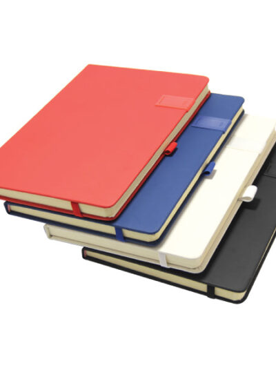 A5 Notebook – PU Leather with Elastic Strap - Image 2