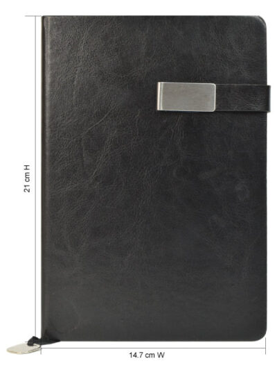 A5 Notebook – PU Leather with Magnetic Closure