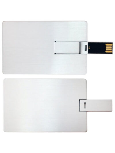 Aluminium Card USB Flash Drive – Sleek Wallet-Size Design
