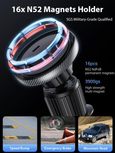 Car Phone Holder with Light-Up Logo