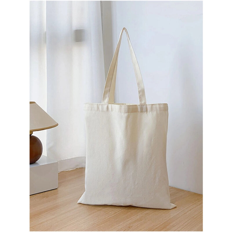 Cotton Shopping Bag – 100% Cotton, Eco-Friendly with Long Handles - Image 5