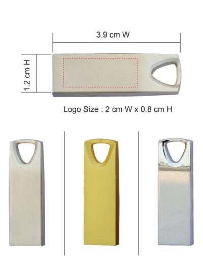 Durable Metal USB Flash Drive - Image 2