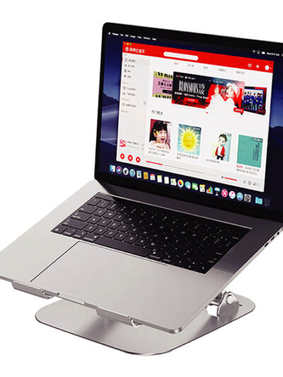 Ergonomic Adjustable Laptop Stand – 360° Rotating, Foldable & Portable