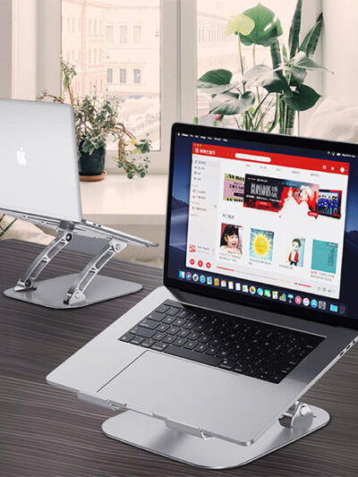 Ergonomic Adjustable Laptop Stand – 360° Rotating, Foldable & Portable - Image 2