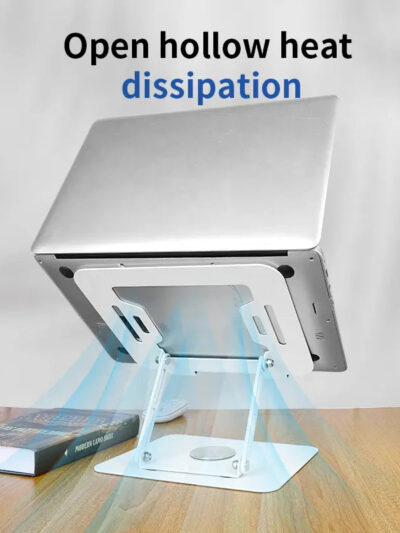 Ergonomic Laptop Stand – Adjustable Height & Angle, Supports 11–17" Laptops - Image 1