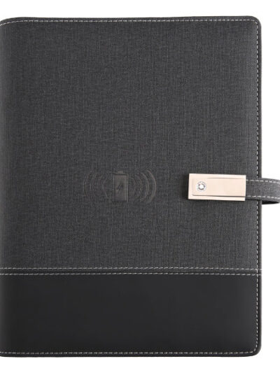 Executive Hi-Tech Portfolio with Powerbank & Wireless Charging