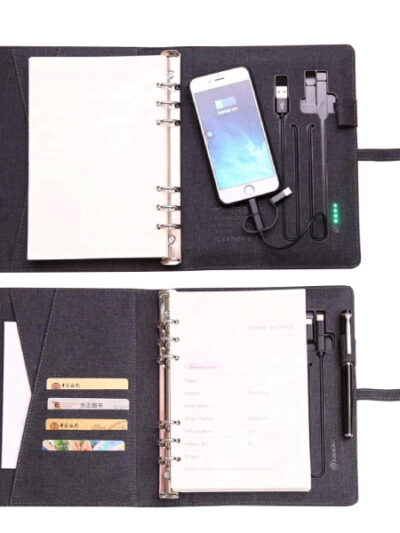 Executive Hi-Tech Portfolio with Powerbank & Wireless Charging - Image 2