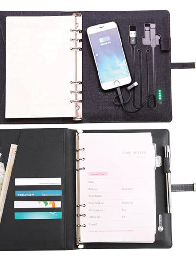 Executive Hi-Tech Portfolio with Wireless Charging – 8000mAh - Image 2