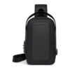 Fashion Travel Shoulder Sling Crossbody Bag with USB Port – Waterproof & Durable