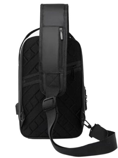 Fashion Travel Shoulder Sling Crossbody Bag with USB Port – Waterproof & Durable - Image 2