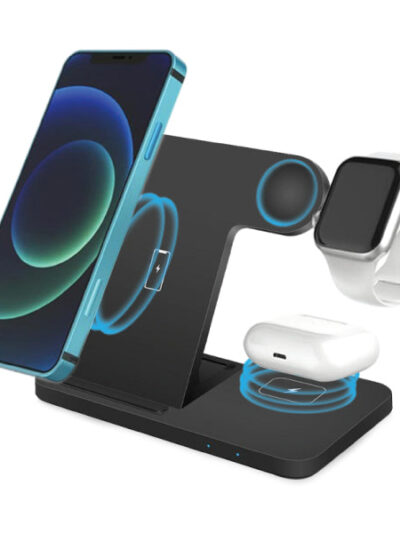 Fast Charging Stand 3-in-1 Wireless Dock – 15W - Image 2