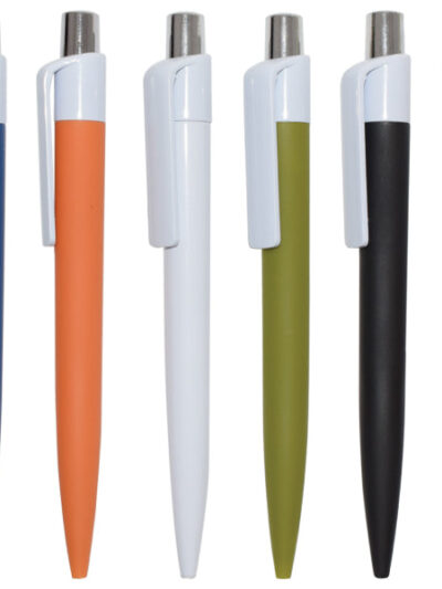 FPI927 - High Quality Rubber Body Plastic Pen - Image 2