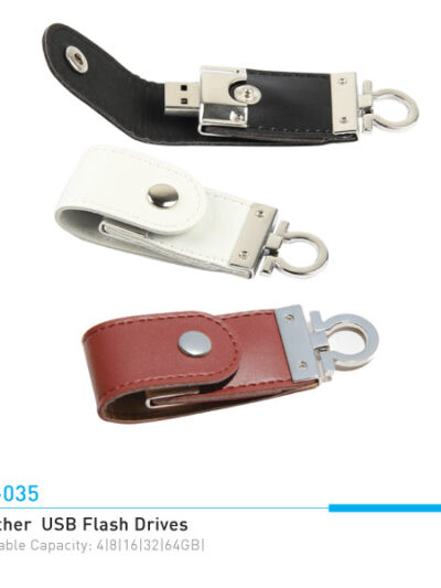 Leather USB Flash Drive – Classic & Professional Finish - Image 2