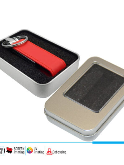 Leather USB Flash Drive – Elegant & Durable Design - Image 2
