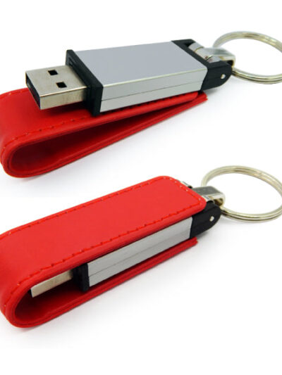 Leather USB Flash Drive – Elegant & Durable Design