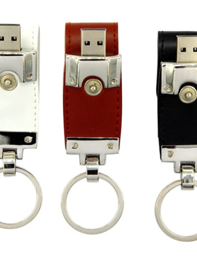 Leather USB Flash Drive – Premium Quality with Metal Core - Image 2