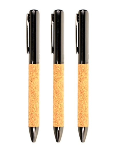 Metal & Cork Pen - Image 1
