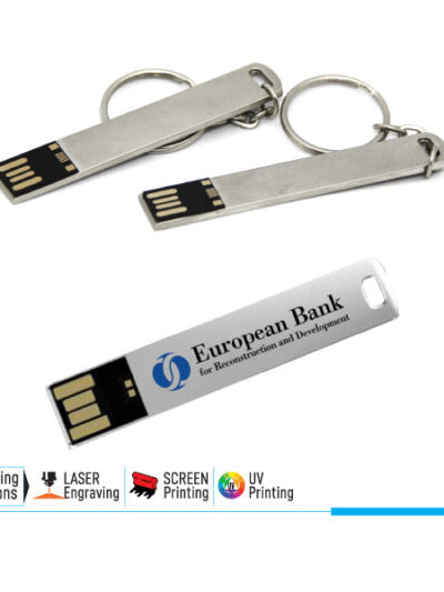 Metal Slim USB Flash Drive - Image 2