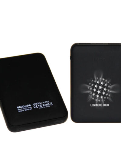 Mini Light-Up Logo Power Bank – 6000mAh - Image 4