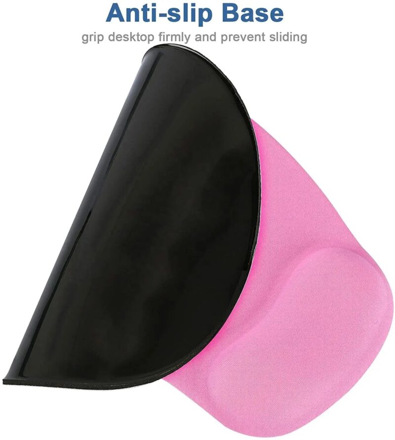 Mouse Pad with Gel Wrist Support – Ergonomic Comfort - Image 1