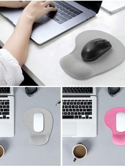 Mouse Pad with Gel Wrist Support – Ergonomic Comfort - Image 2