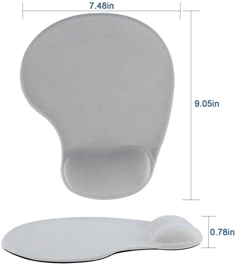 Mouse Pad with Gel Wrist Support – Ergonomic Comfort - Image 3