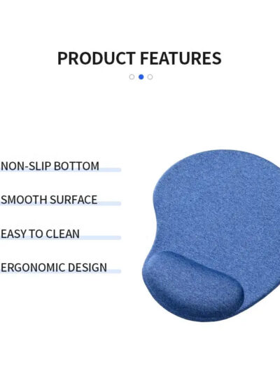 Mouse Pad with Wrist Rest – Ergonomic Support for Laptop & Computer