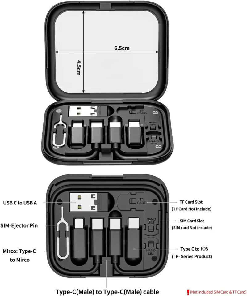 Multi-Functional Digital Storage 4-in-1 Charging & Data Cable - Image 6