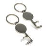 Multi-Functional Round Key Chain with Bottle Opener – Premium Metal