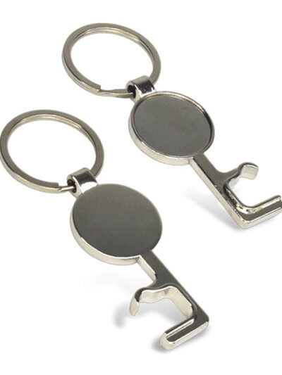 Multi-Functional Round Key Chain with Bottle Opener – Premium Metal