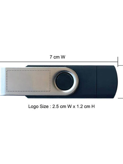 OTG Swivel USB Flash Drive Type-C - Image 2