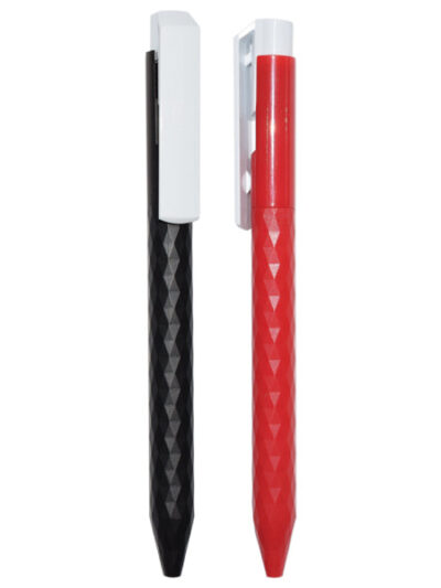 Plastic Pens With Prism Design Barrel - Image 1