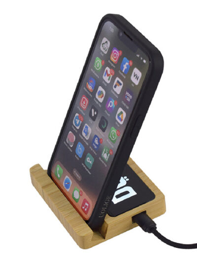 Portable External SSD with Mobile Stand & Light-Up Logo - Image 1