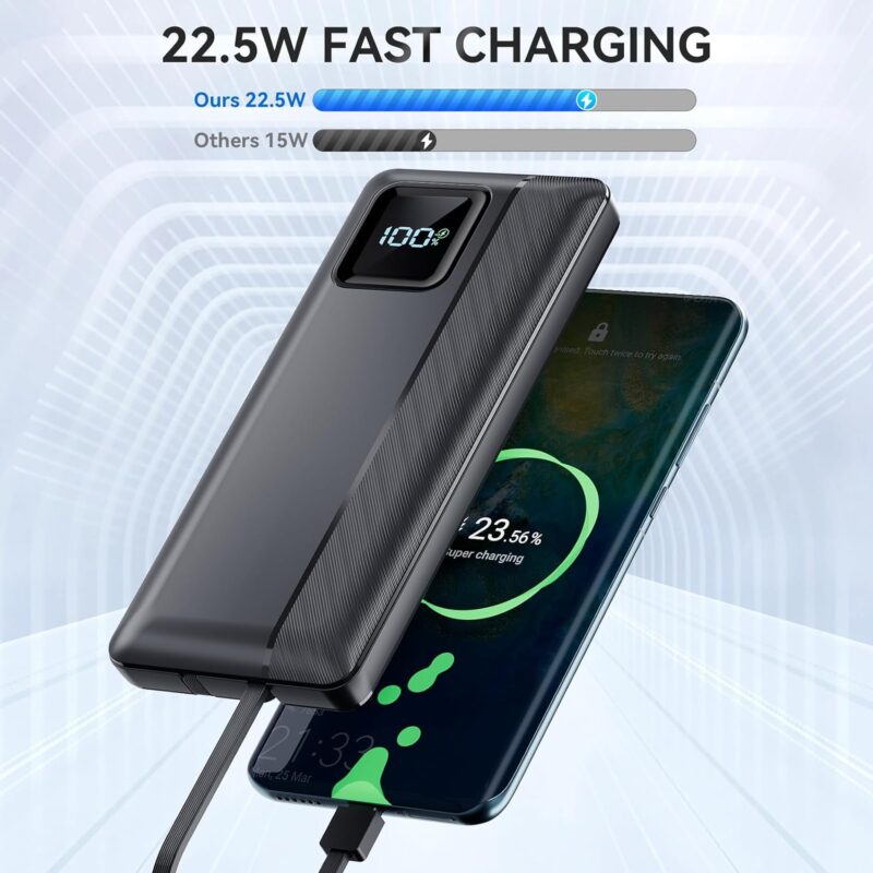 Power Bank Portable Charger – 10000mAh