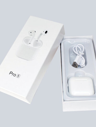 PRO 5 Wireless Earbuds with Charging Case – 3D Stereo Sound - Image 1