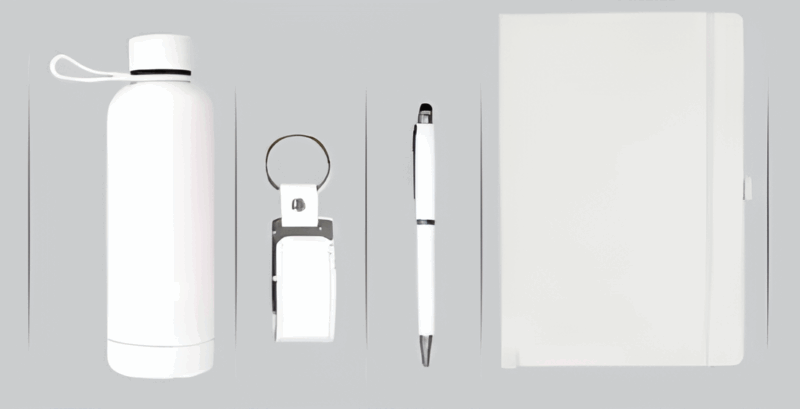 Promotional Gift Set – A5 Notebook, Leather USB, Stainless Steel Water Bottle & Metal Pen - Image 3