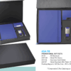 Promotional Gift Set – A5 Notebook, Stylus Pen, Card Holder & Keychain