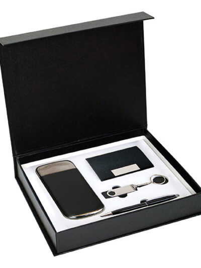 Promotional Gift Set – High Capacity Powerbank, USB Flash Drive & Business Card Holder - Image 1