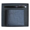Promotional Gift Set – Metal Ball Pen & Wallet (Small Gift Box)